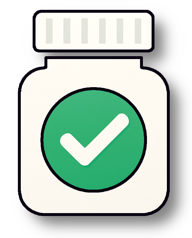 OncoTrack logo – circular symbol with four-petal floral bloom